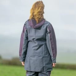 Kaiwaka Women's Stormforce Lady Of The Land Parka - Navy/Aubergine -Fashion Lady kaiwaka 2