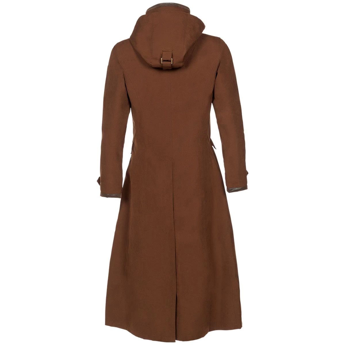 Baleno Women's Kensington Full Length Riding Coat - Earth Brown 2 Baleno Women's Kensington Full Length Riding Coat - Earth Brown - Image 2