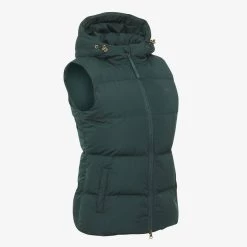 Lemieux Women's Kenza Puffer Gilet - Spruce -Fashion Lady kenza puffer gilet 2