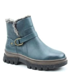 Heavenly Feet Women's Laurel Ankle Boots - Ocean