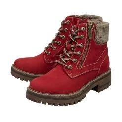 Lotus Women's Lauryn Boot - Red -Fashion Lady lauryn boot red 2 1