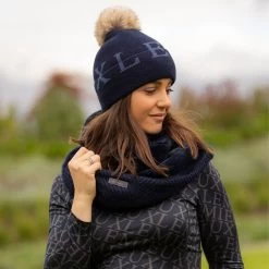Lemieux Women's Layla Snood - Navy -Fashion Lady layla snood navy 2