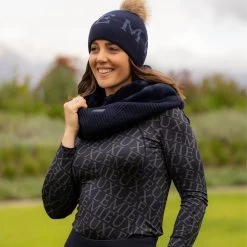 Lemieux Women's Layla Snood - Navy -Fashion Lady layla snood navy 5