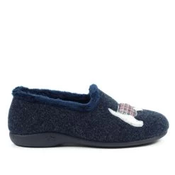 Lazy Dogz Women's Monique Slippers - Navy -Fashion Lady lazy dogz monique slipper navy 4