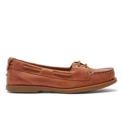 Chatham Women’s Bali G2 Boat Shoes - Red/Brown -Fashion Lady lds bali g2 red brn 3