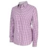 Hoggs Of Fife Women's Becky II Cotton Shirt - Violet/Cerise