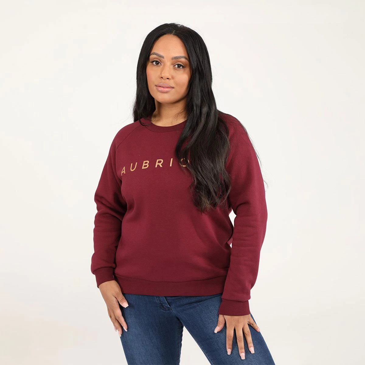 Shires Aubrion Women’s Boston Sweatshirt - Wine 1 Shires Aubrion Women’s Boston Sweatshirt - Wine