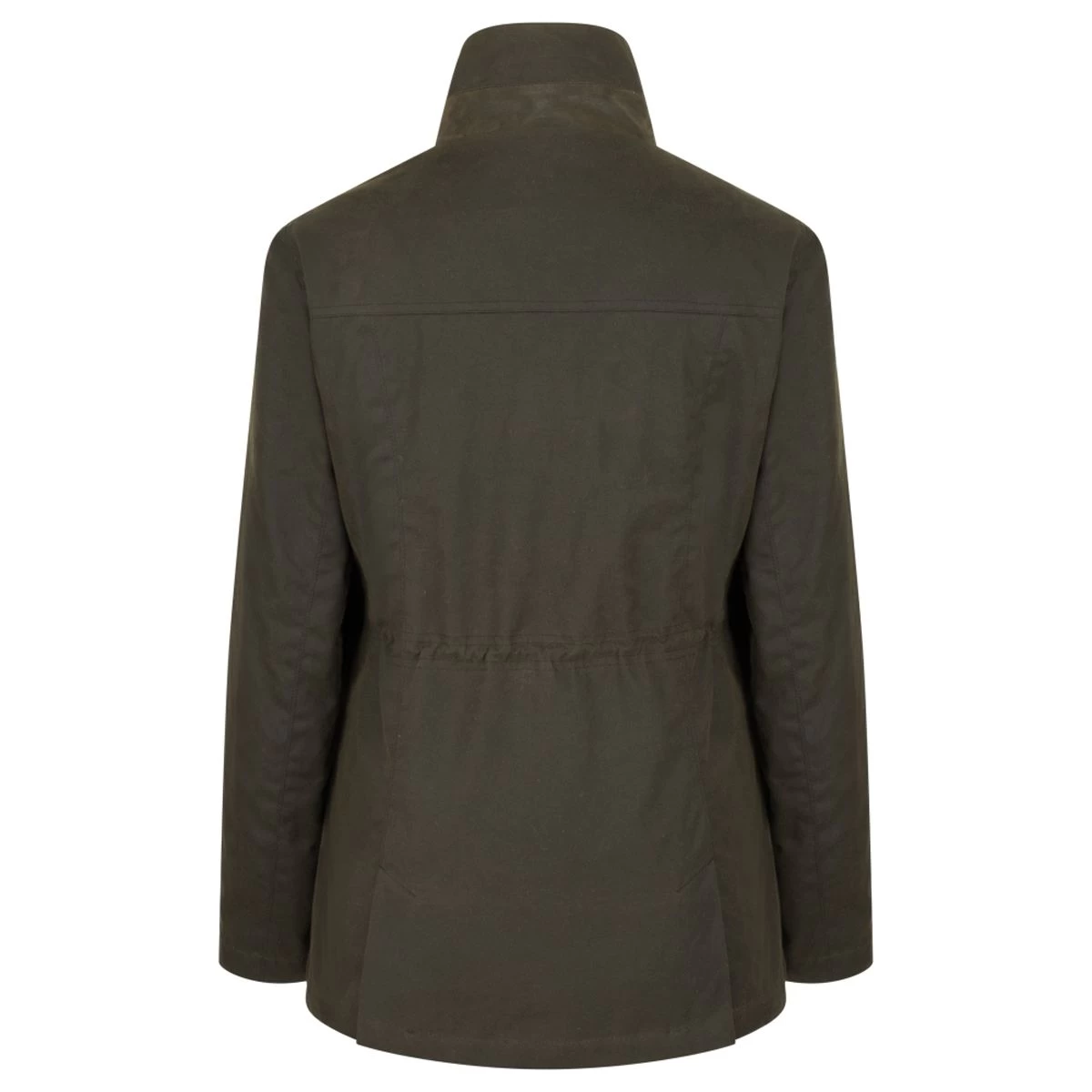 Hoggs Of Fife Women's Caledonia Waxed Jacket - Antique Olive 3 Hoggs Of Fife Women's Caledonia Waxed Jacket - Antique Olive - Image 3