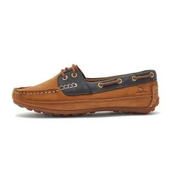 Chatham Women's Cromer Nubuck Driving Moccasins - Tan/Navy 9 Chatham Women's Cromer Nubuck Driving Moccasins - Tan/Navy -Fashion Lady lds cromer driving tan navy 3