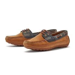 Chatham Women's Cromer Nubuck Driving Moccasins - Tan/Navy 10 Chatham Women's Cromer Nubuck Driving Moccasins - Tan/Navy -Fashion Lady lds cromer driving tan navy 4