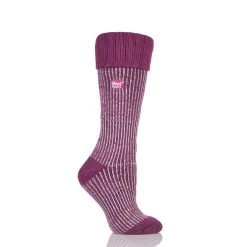 Heat Holders Women’s Begonia Thermal Boot Socks – Pink -Fashion Lady lds hh begonia tog 2.3 pink 4 8 1 1