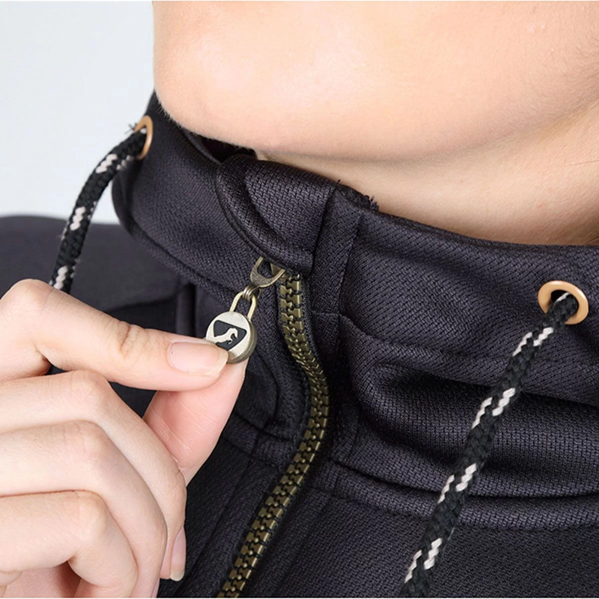 Shires Aubrion Women’s Kilburn Hoodie - Charcoal 7 Shires Aubrion Women’s Kilburn Hoodie - Charcoal - Image 7