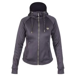 Shires Aubrion Women’s Kilburn Hoodie - Charcoal 17 Shires Aubrion Women’s Kilburn Hoodie - Charcoal -Fashion Lady lds kilburn hoodie charc 7 1