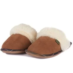 Barbour Women's Lydia Mule Slippers - Camel -Fashion Lady lds lydia mules camel