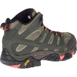 Merrell Women’s Moab 2 Gore-Tex Mid Walking Boots – Beluga/Olive -Fashion Lady lds moab 2 mid gtx beluga olive 6