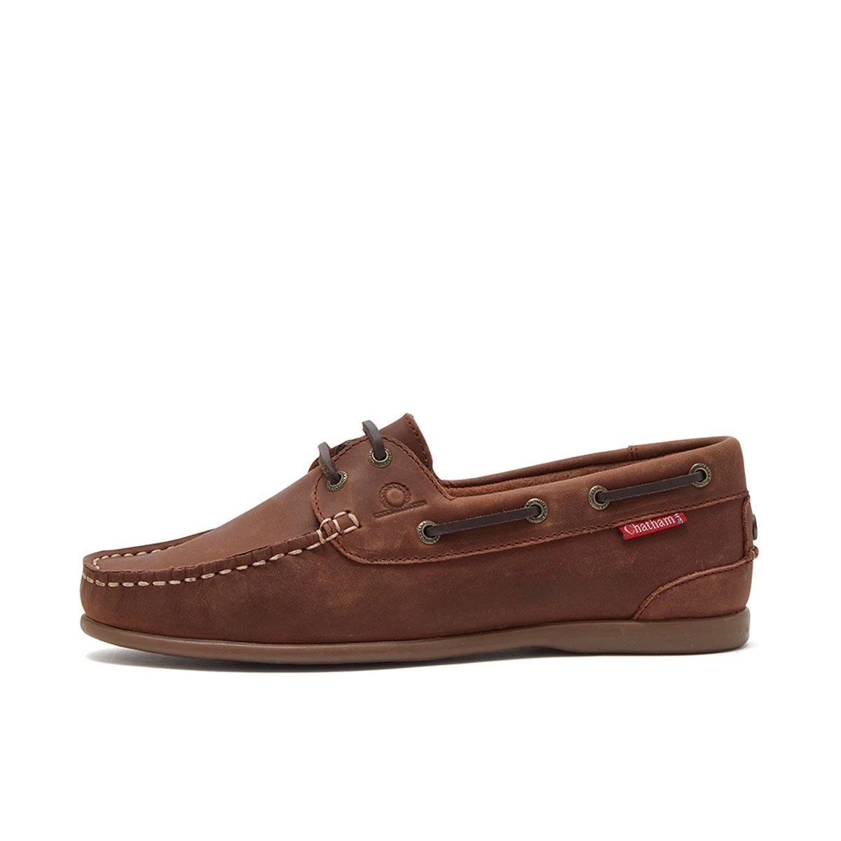 Chatham Women's Penang Deck Shoes - Dark Tan 5 Chatham Women's Penang Deck Shoes - Dark Tan - Image 5