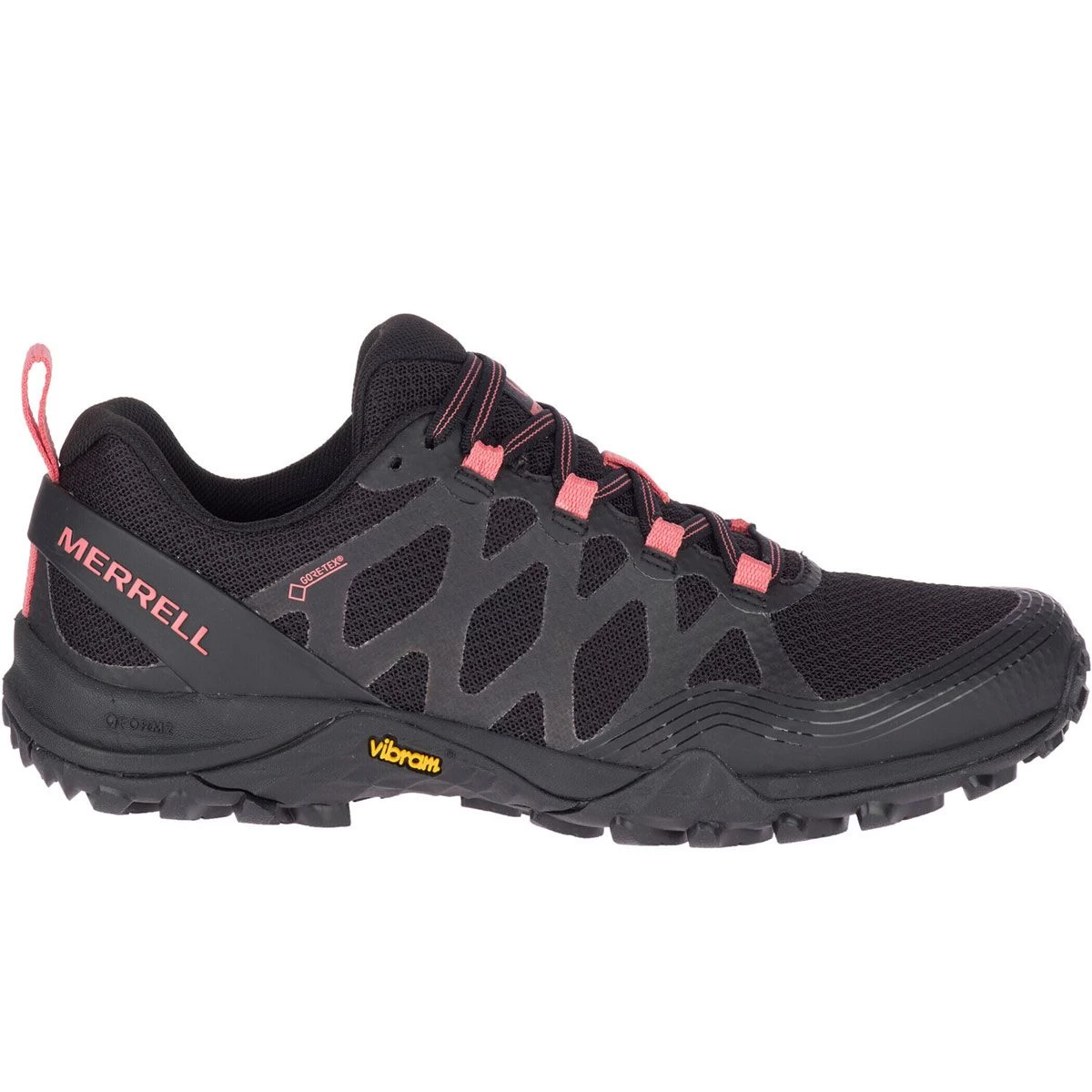 Merrell Women’s Siren 3 Gore-Tex Low Walking Shoes – Black/Rose 2 Merrell Women’s Siren 3 Gore-Tex Low Walking Shoes – Black/Rose - Image 2