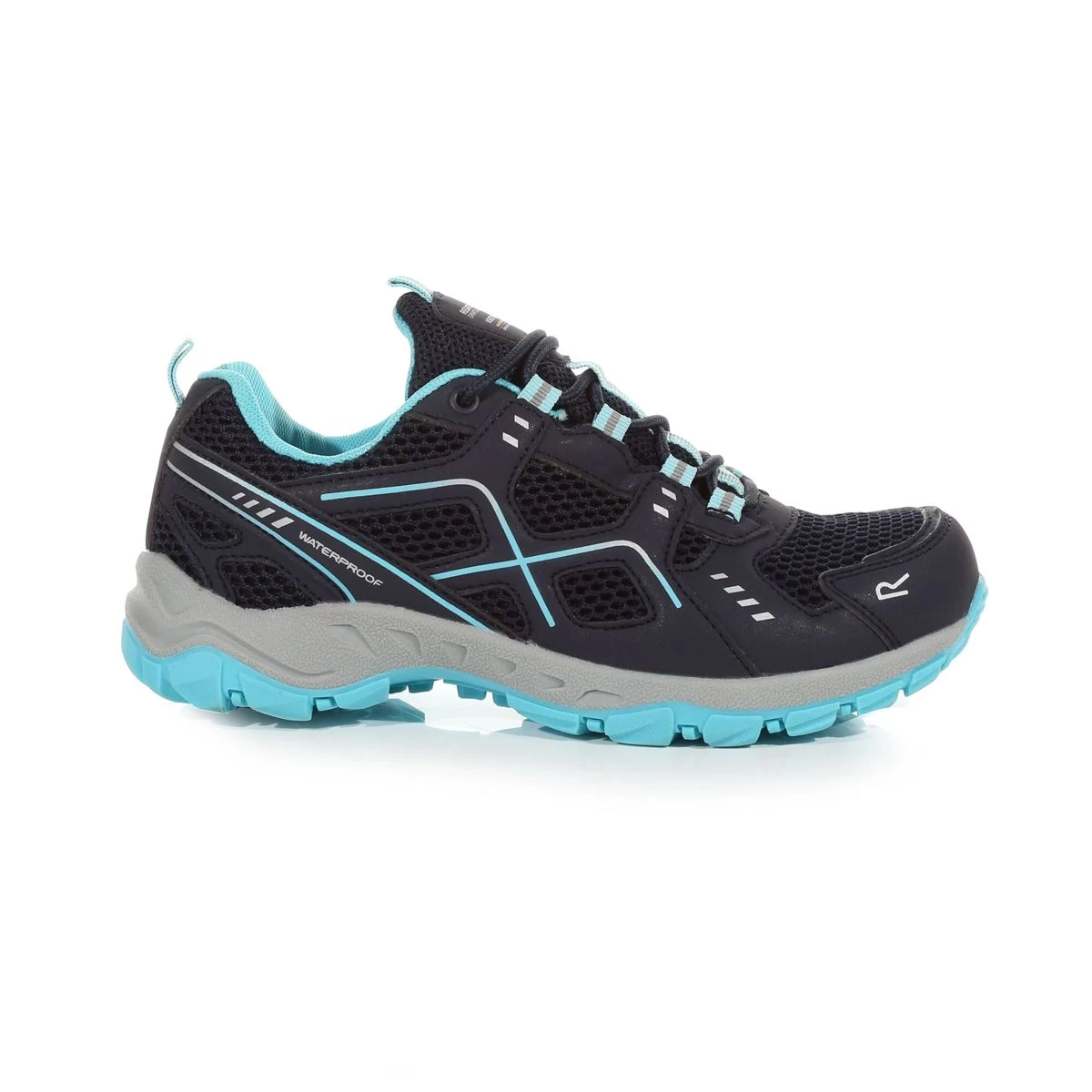 Regatta Women's Lady Vendeavour Walking Shoes - Navy/Amazonite 2 Regatta Women's Lady Vendeavour Walking Shoes - Navy/Amazonite - Image 2