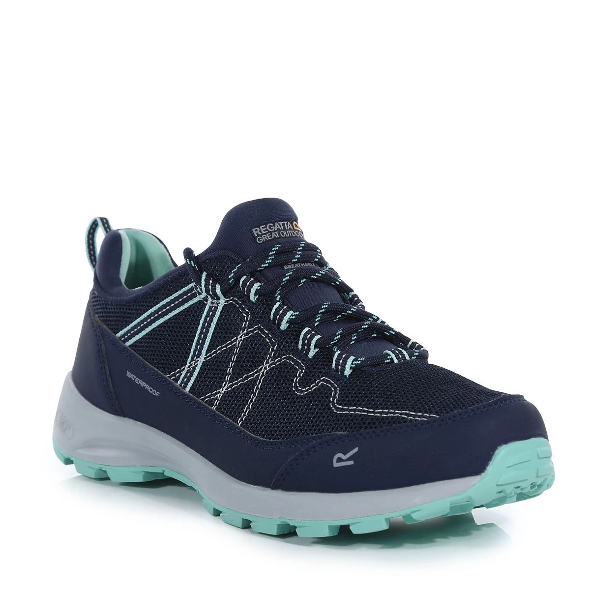 Regatta Women's Samaris Lite Low II Walking Boots - Navy/Ocean Wave 3 Regatta Women's Samaris Lite Low II Walking Boots - Navy/Ocean Wave - Image 3
