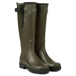 Le Chameau Women's Vierzon Jersey Wellington Boots - Vert Chameau -Fashion Lady le chameau vierzon jersey wellington boots vert chameau 7