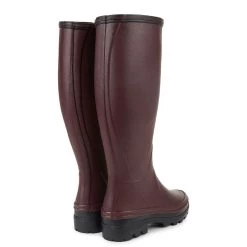 Le Chameau Women's Giverny Jersey Lined Wellington Boots - Cherry -Fashion Lady le chameau women s giverny jersey lined wellington boots cherry 2