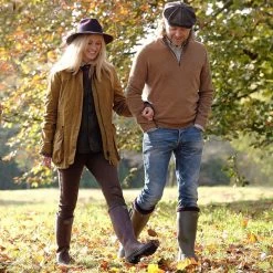 Le Chameau Women's Giverny Jersey Lined Wellington Boots - Cherry -Fashion Lady le chameau women s giverny jersey lined wellington boots cherry