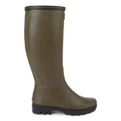 Le Chameau Women's Giverny Jersey Lined Wellington Boots - Vert Chameau -Fashion Lady le chameau women s giverny jersey lined wellington boots vert chameau 5