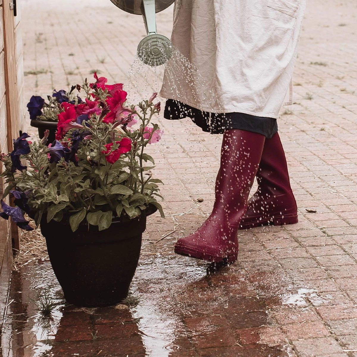 Le Chameau Women's Iris Jersey Lined Wellington Boots - Rouge 7 Le Chameau Women's Iris Jersey Lined Wellington Boots - Rouge - Image 7