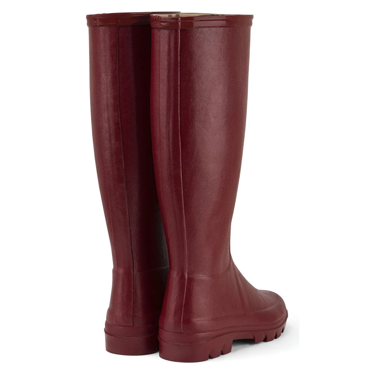 Le Chameau Women's Iris Jersey Lined Wellington Boots - Rouge 4 Le Chameau Women's Iris Jersey Lined Wellington Boots - Rouge - Image 4