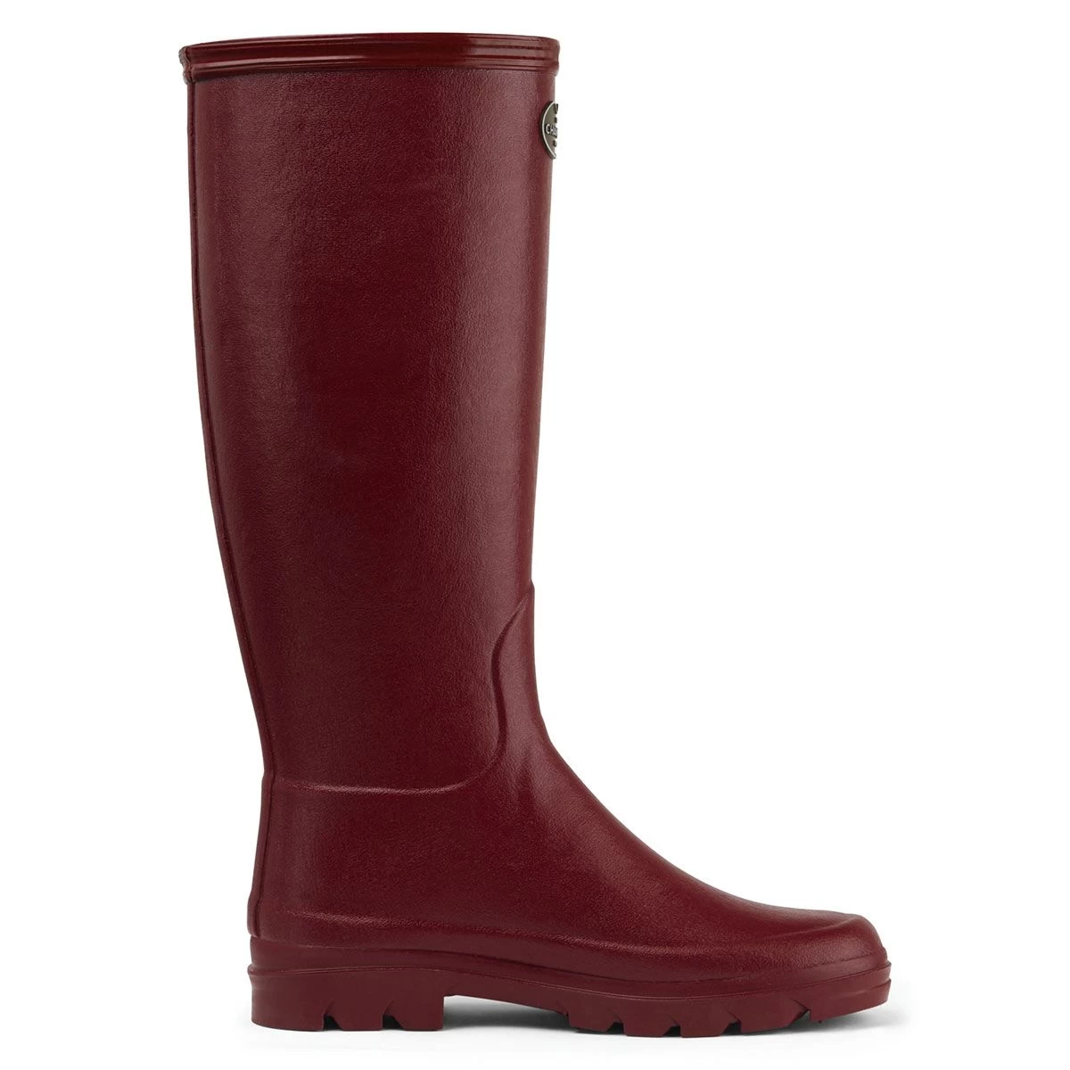 Le Chameau Women's Iris Jersey Lined Wellington Boots - Rouge 6 Le Chameau Women's Iris Jersey Lined Wellington Boots - Rouge - Image 6
