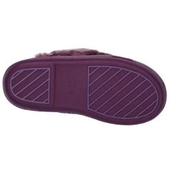 Cotswold Women's Lechlade Sheepskin Mule Slippers - Purple -Fashion Lady lechlade purple1