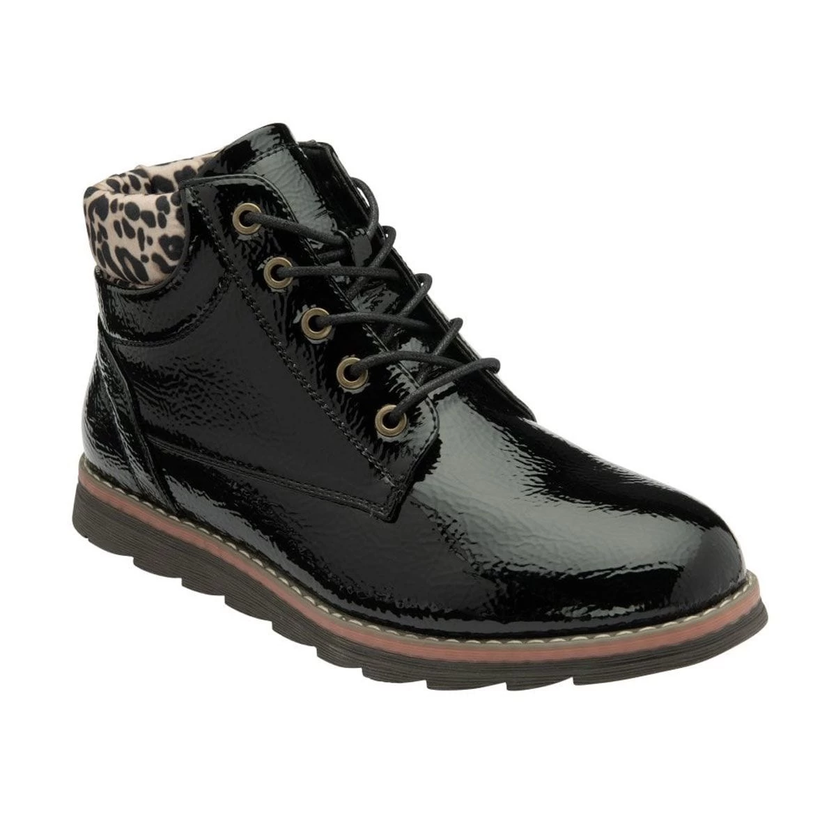 Lotus Women's Lexis Patent Zip Up Ankle Boot - Black 2 Lotus Women's Lexis Patent Zip Up Ankle Boot - Black - Image 2