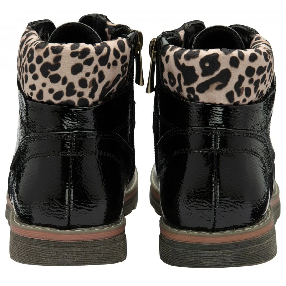 Lotus Women's Lexis Patent Zip Up Ankle Boot - Black 3 Lotus Women's Lexis Patent Zip Up Ankle Boot - Black - Image 3