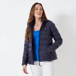 Crew Clothing Women's Lightweight Padded Jacket - Navy -Fashion Lady lightweight padded jacket dknavy 1 1