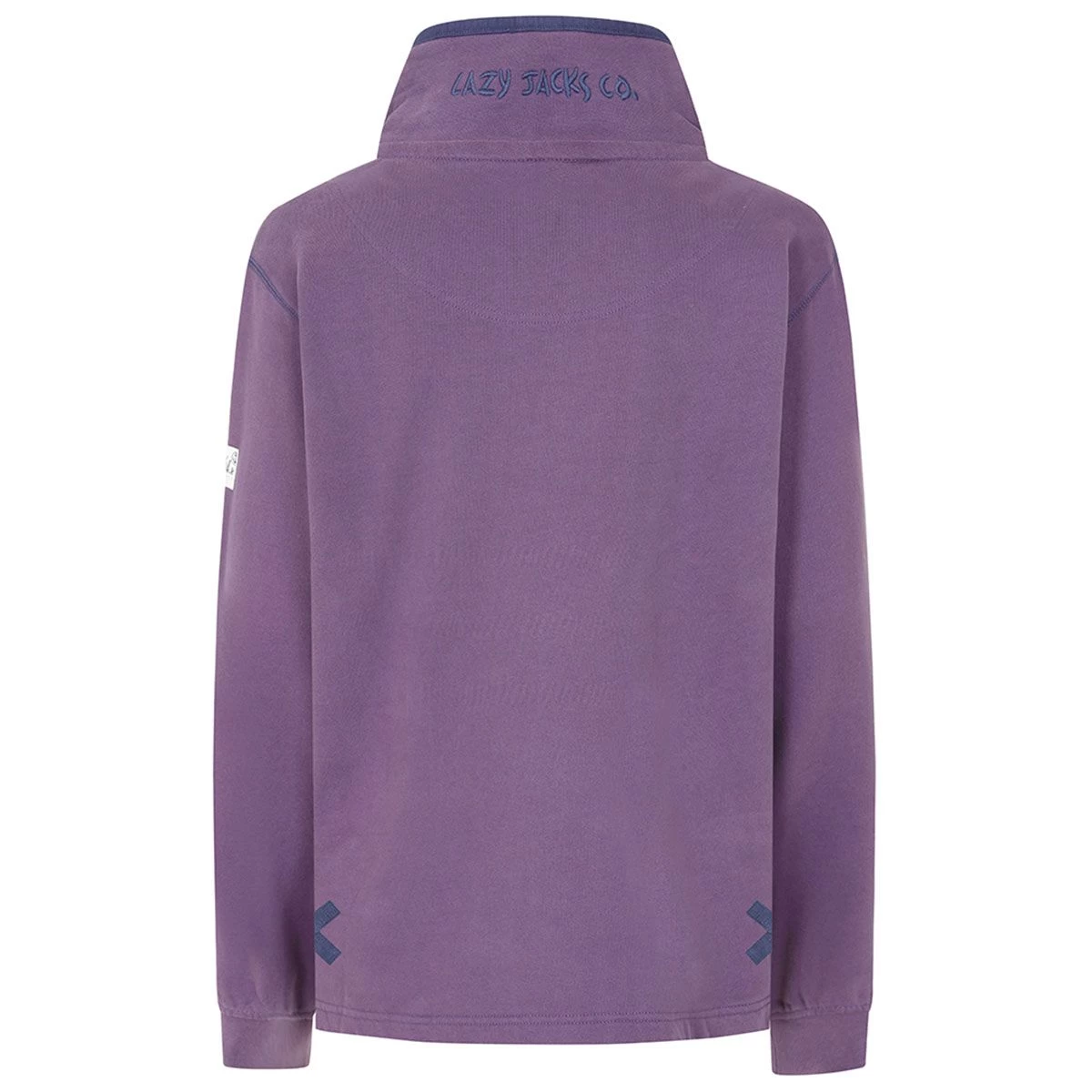 Lazy Jacks Women’s Super-Soft Sweatshirt - Loganberry 2 Lazy Jacks Women’s Super-Soft Sweatshirt - Loganberry - Image 2