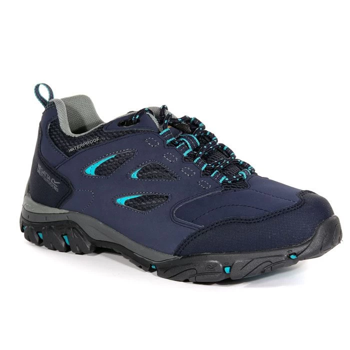 Regatta Women's Holcombe IEP Low Walking Shoes - Navy/Atlantic 2 Regatta Women's Holcombe IEP Low Walking Shoes - Navy/Atlantic - Image 2