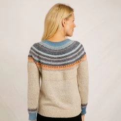 Weird Fish Women's Lowell Fair Isle Jumper - Chalk 6 Weird Fish Women's Lowell Fair Isle Jumper - Chalk -Fashion Lady lowell fair isle jumper chalk 1