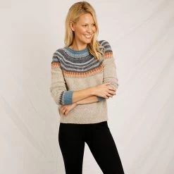 Weird Fish Women's Lowell Fair Isle Jumper - Chalk
