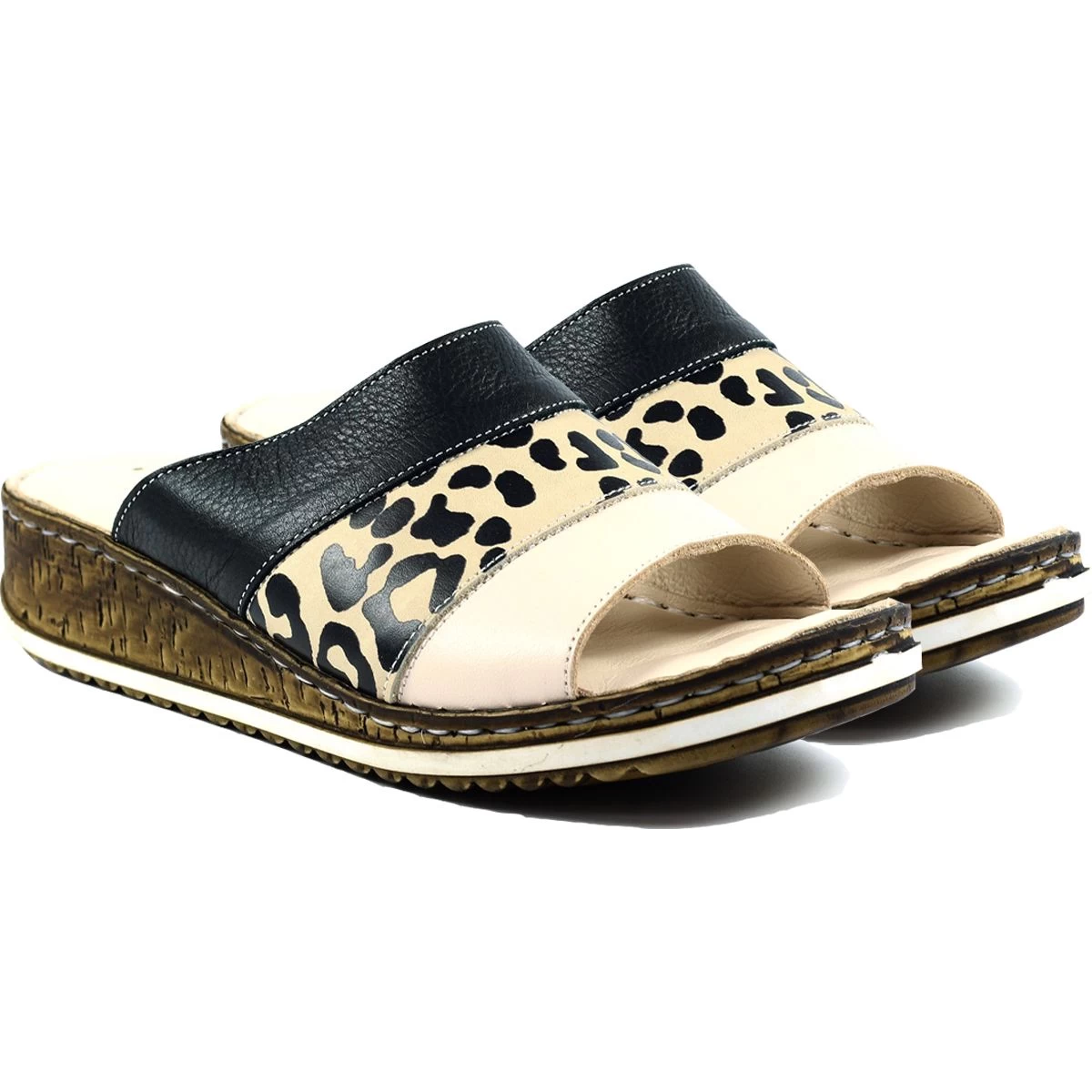 Lunar Women's Appleby Leather Sandals - Ocelot 1 Lunar Women's Appleby Leather Sandals - Ocelot