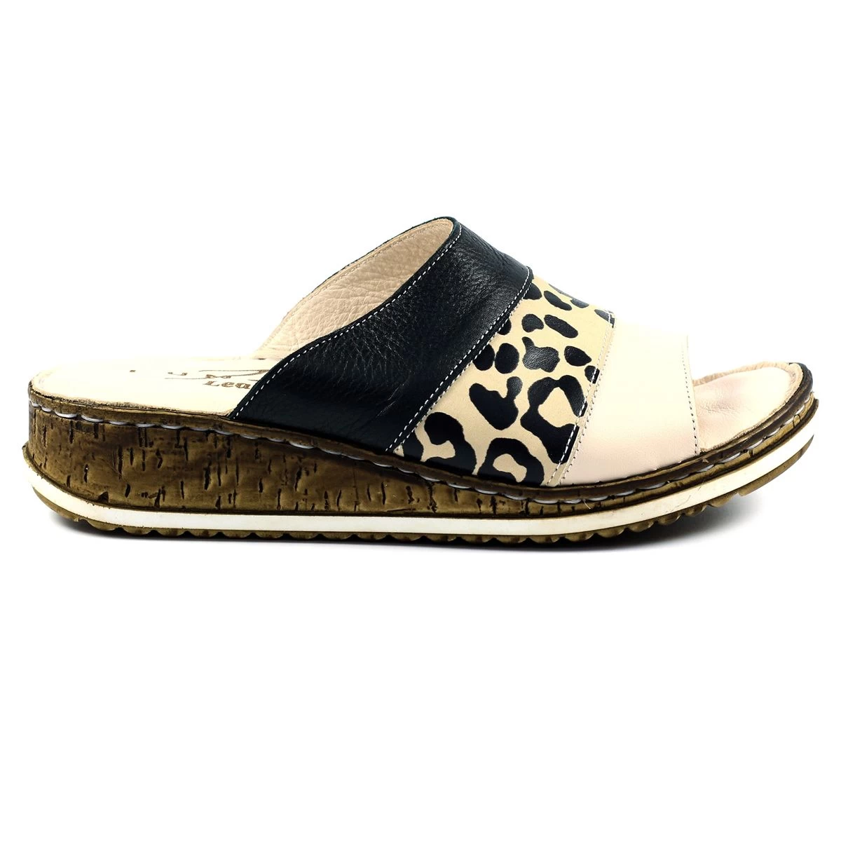 Lunar Women's Appleby Leather Sandals - Ocelot 2 Lunar Women's Appleby Leather Sandals - Ocelot - Image 2