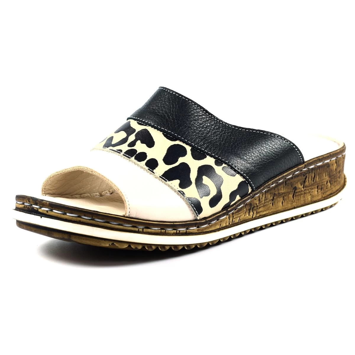 Lunar Women's Appleby Leather Sandals - Ocelot 3 Lunar Women's Appleby Leather Sandals - Ocelot - Image 3