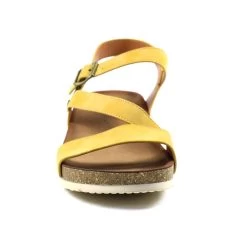Lunar Women's Cluster Wedged Sandals - Mustard -Fashion Lady lunar cluster sandal mustard 6