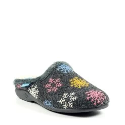 Lunar Women's Juniper Mule Slippers - Grey