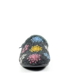 Lunar Women's Juniper Mule Slippers - Grey -Fashion Lady lunar juniper mule slipper grey 3