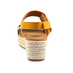 Lunar Women's Logan Wedge Sandals - Mustard -Fashion Lady lunar logan sandal mustard 5
