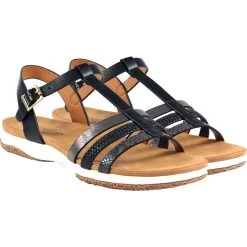 Lunar Women's Malbec Sandals - Black 5 Lunar Women's Malbec Sandals - Black -Fashion Lady lunar malbec sandal black 1 1