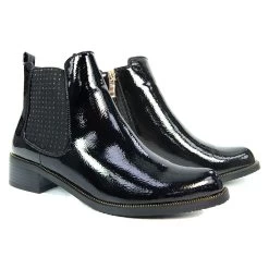 Lunar Women's Mixer Ankle Boots - Black