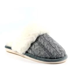 Lunar Women's Nika Mule Slippers - Grey