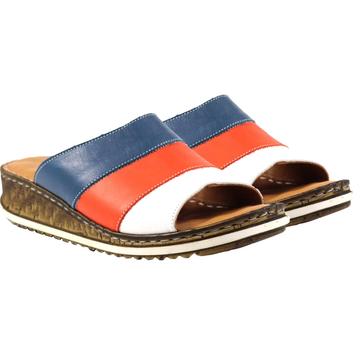 Lunar Women's Palme II Leather Sandals - Orange 2 Lunar Women's Palme II Leather Sandals - Orange - Image 2