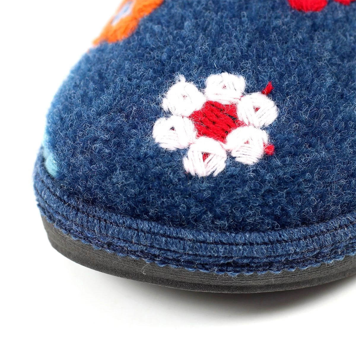 Lunar Women's Sepal Slippers - Blue 9 Lunar Women's Sepal Slippers - Blue - Image 9